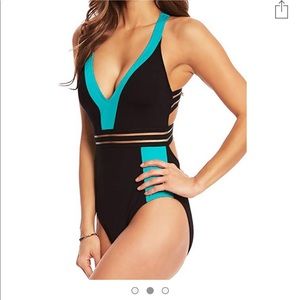 Strappy cutout one piece size M